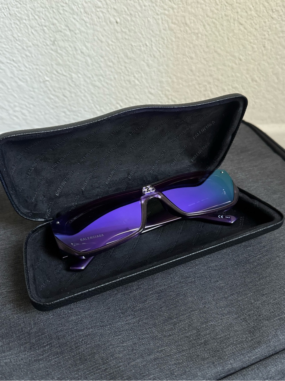 Balenciaga Women’s Sunglasses with Purple Lenses - Picture 10 of 11